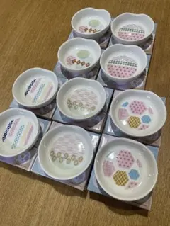 【即日発送】 箸置き 豆皿 ５種類 12個セット 小皿 和柄のサムネイル