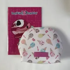 【baskin BR robbins】アイスクリーム柄ポーチ・ノートのサムネイル