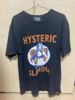 ヒステリックグラマー 90s アメフトガールTシャツ 初期タグ 黒 レア