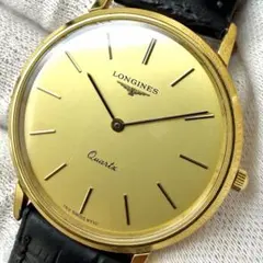 【新品電池/新品ベルト】ロンジン 腕時計 ヴィンテージ ゴールド SWISS.のサムネイル