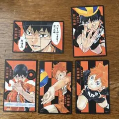 ハイキュー　影山飛雄　日向翔陽　カードセット