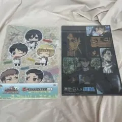 進撃の巨人 クリアファイルセット/リヴァイ