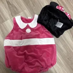 【80-90】　バースデイ　なりきりロンパース　ミニー