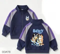 Bluey ジップアップジャケット ネイビー 120cm