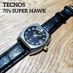 希少 TECNOS スーパーホーク 自動巻き Super HAWK ヴィンテージ