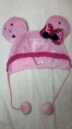 ピンク ミッキーマウス風 帽子