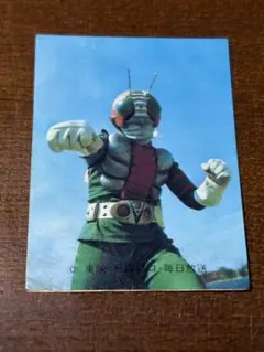 旧仮面ライダーV3カードカルビーNO137