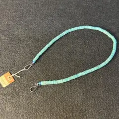 ［新品未使用品］ターコイズボタンカット　ネックレス　レディース