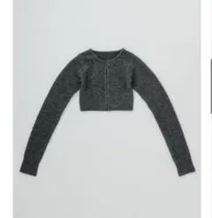 yo biotop Cashmere hock cardigan グレー