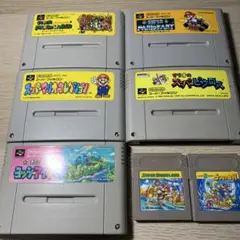 （SFCとGBソフト）マリオシリーズ７本セット※すべて動作確認済み！