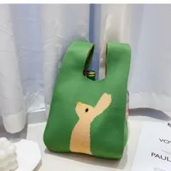 ふわもこ ミニトート バッグ サブバッグ マルシェバッグ 東大門