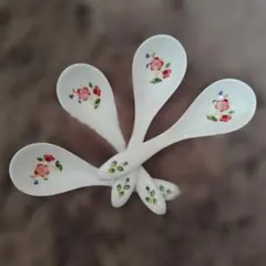 NARUMI ナルミ　花柄レンゲ 5本セットのサムネイル