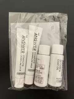 THEANSWER サンプル exケア＆コートオイル コンプリートラメラミルク