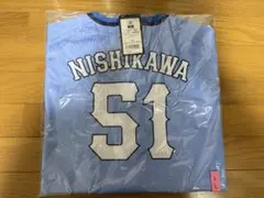 西川愛也 ハントブルー 受注品 レプリカユニフォーム ファナティクス]ハントブルーレプリカユニフォーム 背番号あり(S