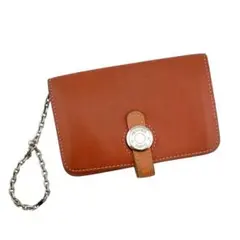 希少/極薄】HERMES エルメス ドゴン 札入れ カードケース レッド