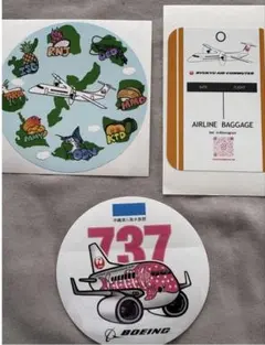 激レア】JTA前身 南西航空 SWALフライトタグとステッカーセット - メルカリ