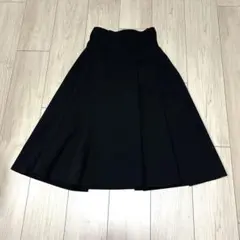 フォクシーニューヨーク タック フレア ロングスカート ポリエステル　40