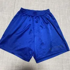 サッカー　練習着　ブルー　ハーフパンツ　短パン　Mサイズ　フットサル　半ズボンのサムネイル