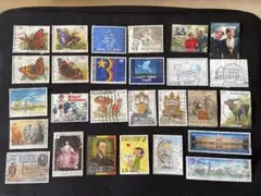 外国切手 ベルギー 使用済み 大型 27種 (No.4)