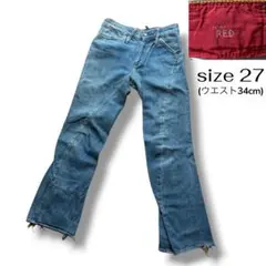 【マルジェラ期】LEVI'S RED リーバイスレッド 立体裁断 デニム W27のサムネイル