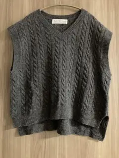 Midi Umi お家で洗える ニット ベスト