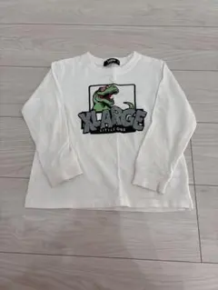X-LARGE 恐竜プリント 長袖カットソー