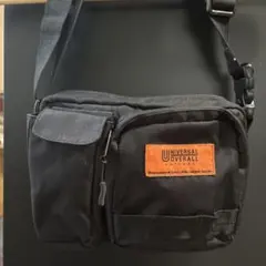 UNIVERSAL OVERALL ボディバッグ ショルダーバッグ　ブラック