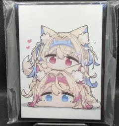 ホロライブ フワワ　モココ　フワモコ　キャラクター スリーブ ホロカ　k-w