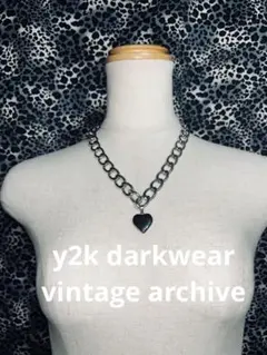y2k ぷくハート ネックレス フェアリーグランジ vintage アンティーク