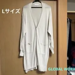 GLOBAL WORK ベージュ ロングカーディガンのサムネイル