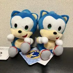 セガ ソニックザヘッジホッグ ぬいぐるみ2体セット 当時もの - メルカリ