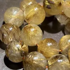 ⭐️高級品 タイガー タイチン ルチル ブレス 福禄開運秘宝⑨！11 