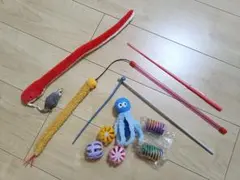 【まとめ売り】猫用おもちゃセット 猫じゃらし ボール スプリングのサムネイル