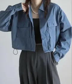 COURO ナイロンオーバー ショートシャツ