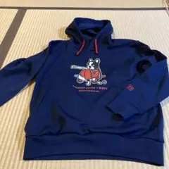 baseball junky x ZETT ネイビーパーカー　メンズsサイズ野球
