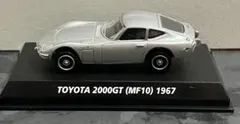 コナミ絶版名車コレクション　トヨタ2000GT 1967 ミニカー　シルバーのサムネイル