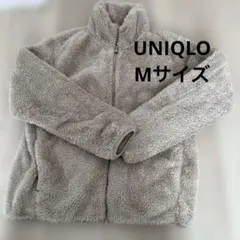 UNIQLO ファーリーフリースフルジップジャケット　ベージュ　Mサイズ