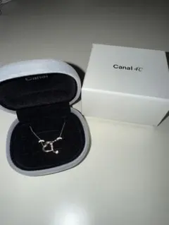 Canal 4C ハート型ネックレス シルバー