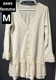 Axes Femme ♡ 長袖チュニック　袖レーストップス