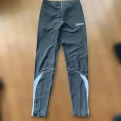 asics ランニングボトムス グレー　レディースM