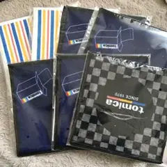 【新品未開封】 トミカ tomica 一番くじ ハンドタオル賞 チェック柄