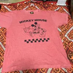 ミッキーマウス プリント Tシャツ ムーンアイズ　mooneyes コラボ