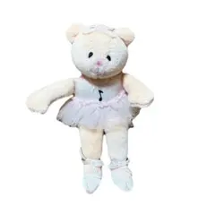 バレリーナ　テディベア　ぬいぐるみマスコット