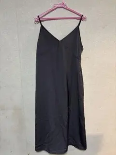 ユニクロ　グレーキャミソール ロングワンピース