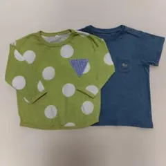 長袖Tシャツ＆長袖Tシャツ　2点セット　95＆100