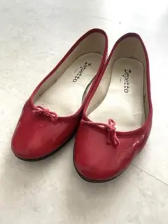 Repetto レッド バレエシューズ　35