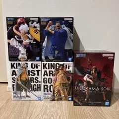 ワンピース フィギュア セット ルフィ ガープ レイリー ロジャー シャンクス