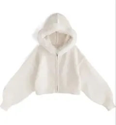 フードファーニットパーカー　an1497