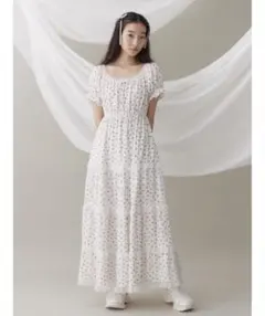 merry jenny petit flower パフワンピース