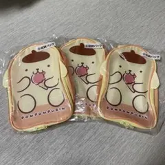 ポムポムプリン　くじ　収納バッグ　3個セット　セット売り　サンリオキャラクターズ